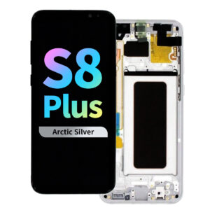 Refurbished OLED Assembly with Frame for Samsung Galaxy S8 Plus - Arctic Silver