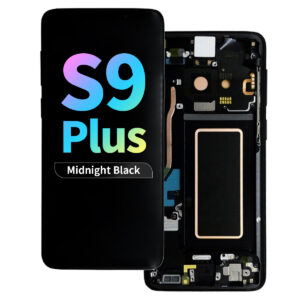 Refurbished OLED Assembly with Frame for Samsung Galaxy S9 Plus - Midnight Black