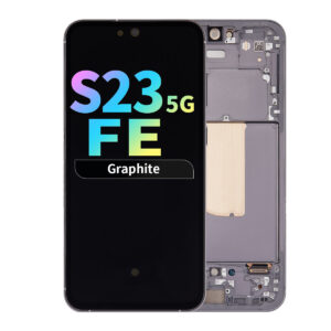 Refurbished OLED Assembly with Frame for Samsung Galaxy S23 FE - Graphite