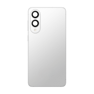 Back Cover Glass with Camera Lens and Adhesive for Samsung Galaxy S25 Edge - Titanium Silver