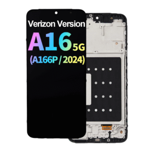 LCD Assembly with Frame for Samsung Galaxy A16 5G (A166P / 2024) (Verizon Version) - Black
