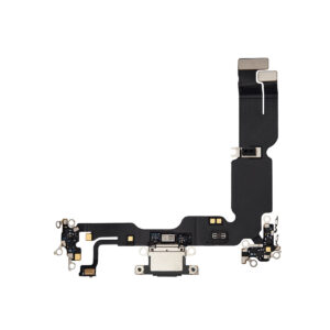 Premium Charging Port Flex Cable for iPhone 15 Plus - Black