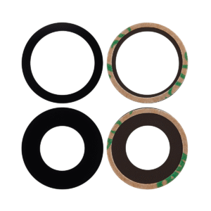 Back Camera Lens Glass Only with Adhesive for iPhone 16 / 16 Plus (2 pcs Set) (Real Sapphire)