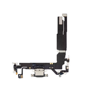 Premium Charging Port Flex Cable for iPhone 16 - Black
