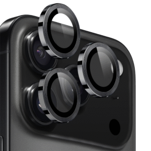 Metal Camera Ring Protector with Tempered Glass Lens for iPhone 17 Pro / 17 Pro Max